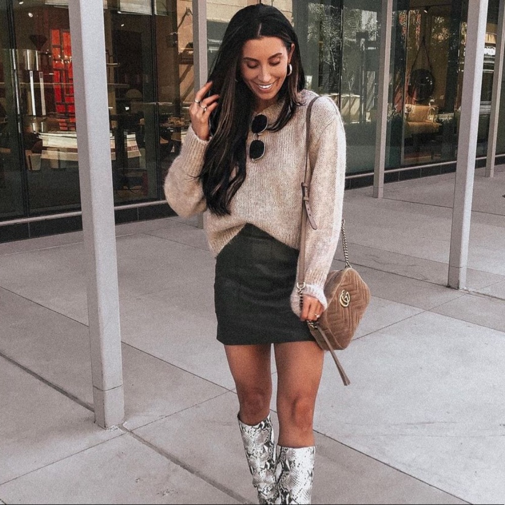 Tan wool blend h&m sweater